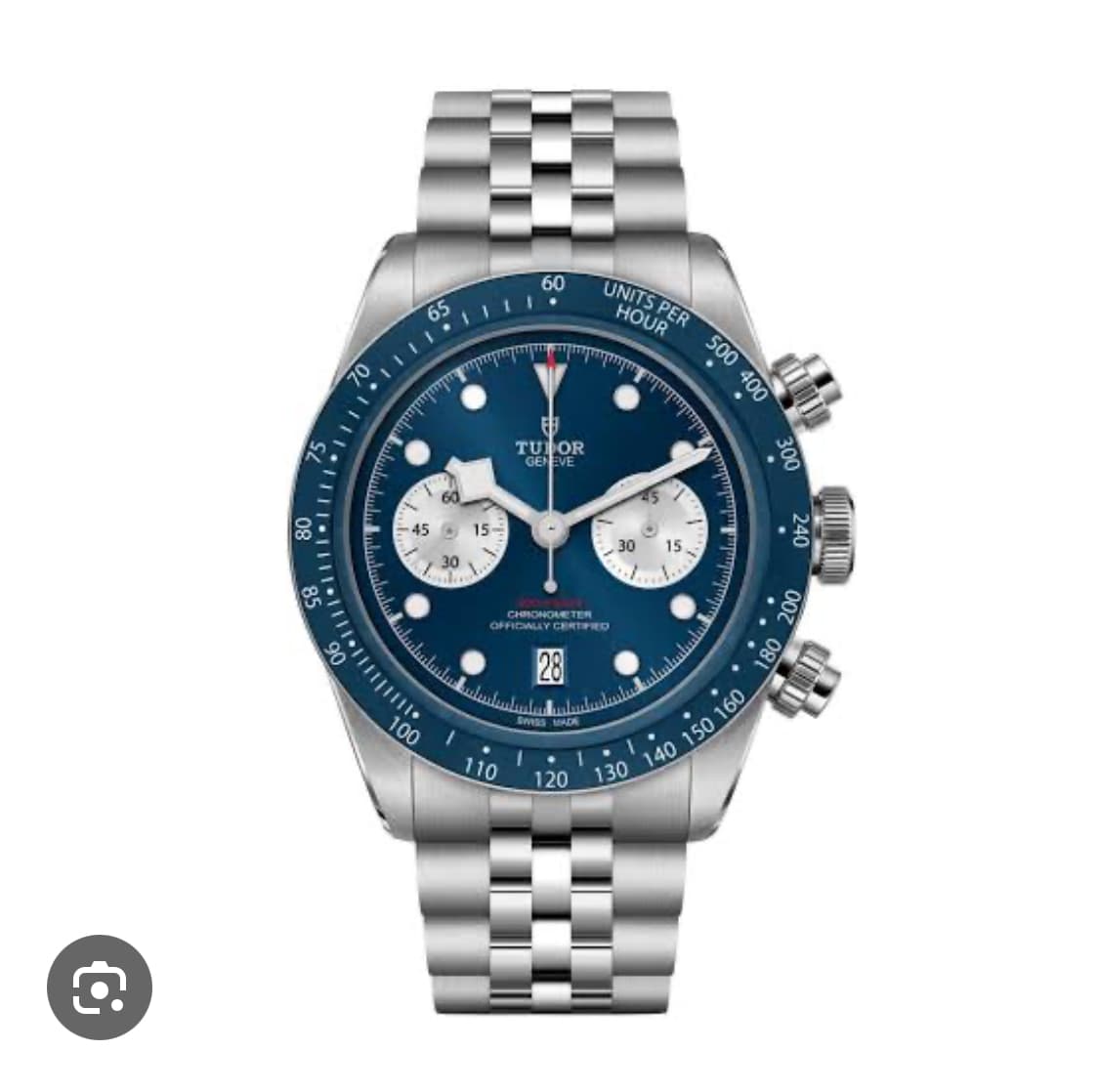 Heritage Black Bay Chrono Blue / Bracelet