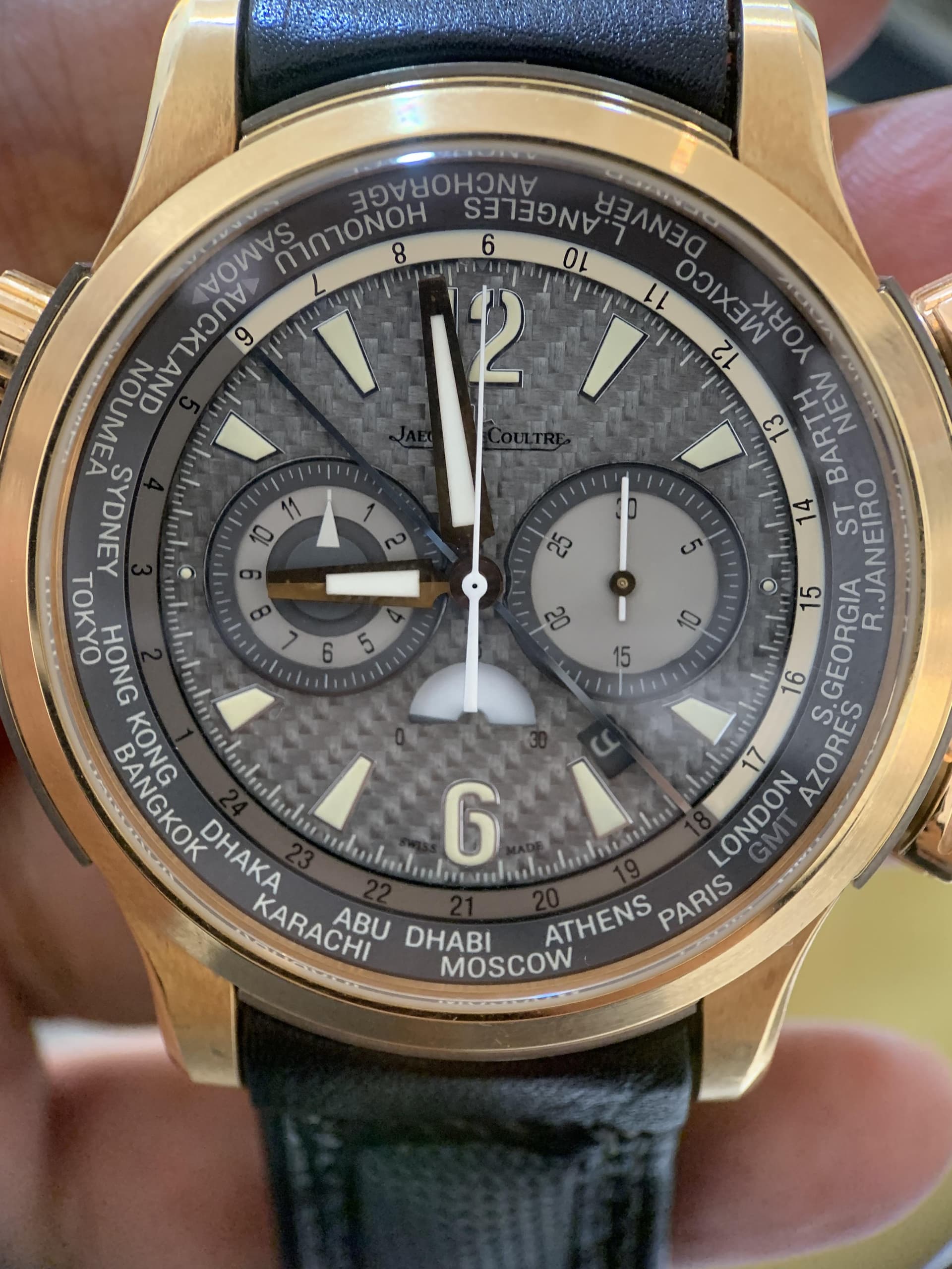 Master Compressor 46 Geographic Rose Gold Carbon