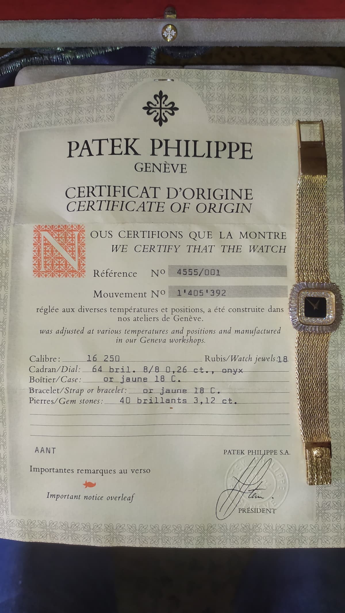 Jewellery 4555/001 Manual Winding thumb