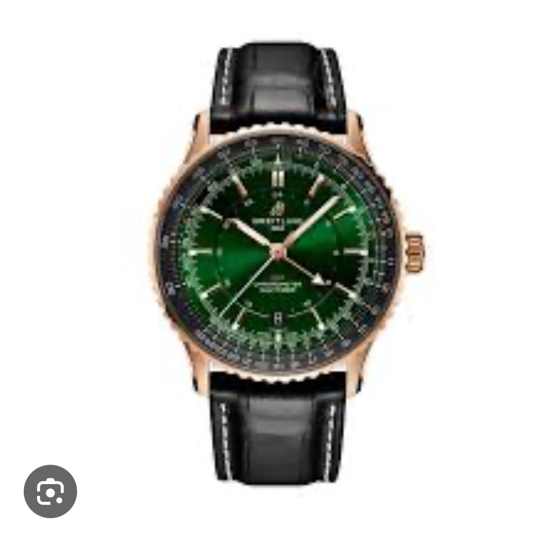 Navitimer Automatic GMT 41 Green thumb