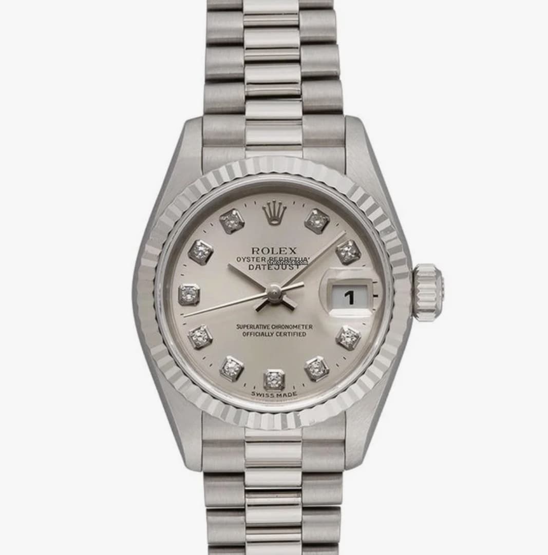 Lady-Datejust 26 White Gold 79179