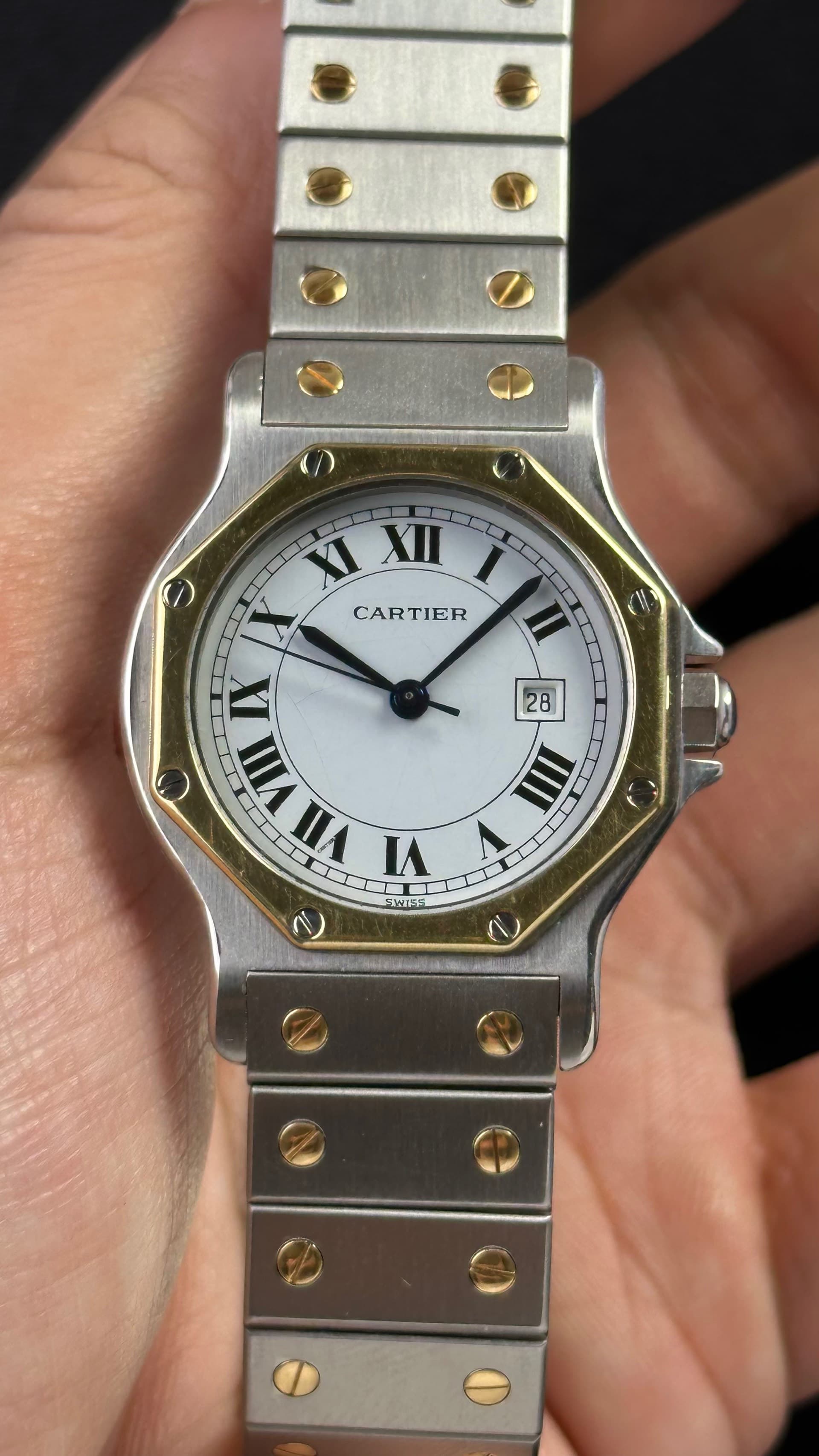 Cartier Santos Octagon 2966
