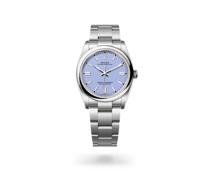 Oyster Perpetual 36 Stainless Steel / Lavender