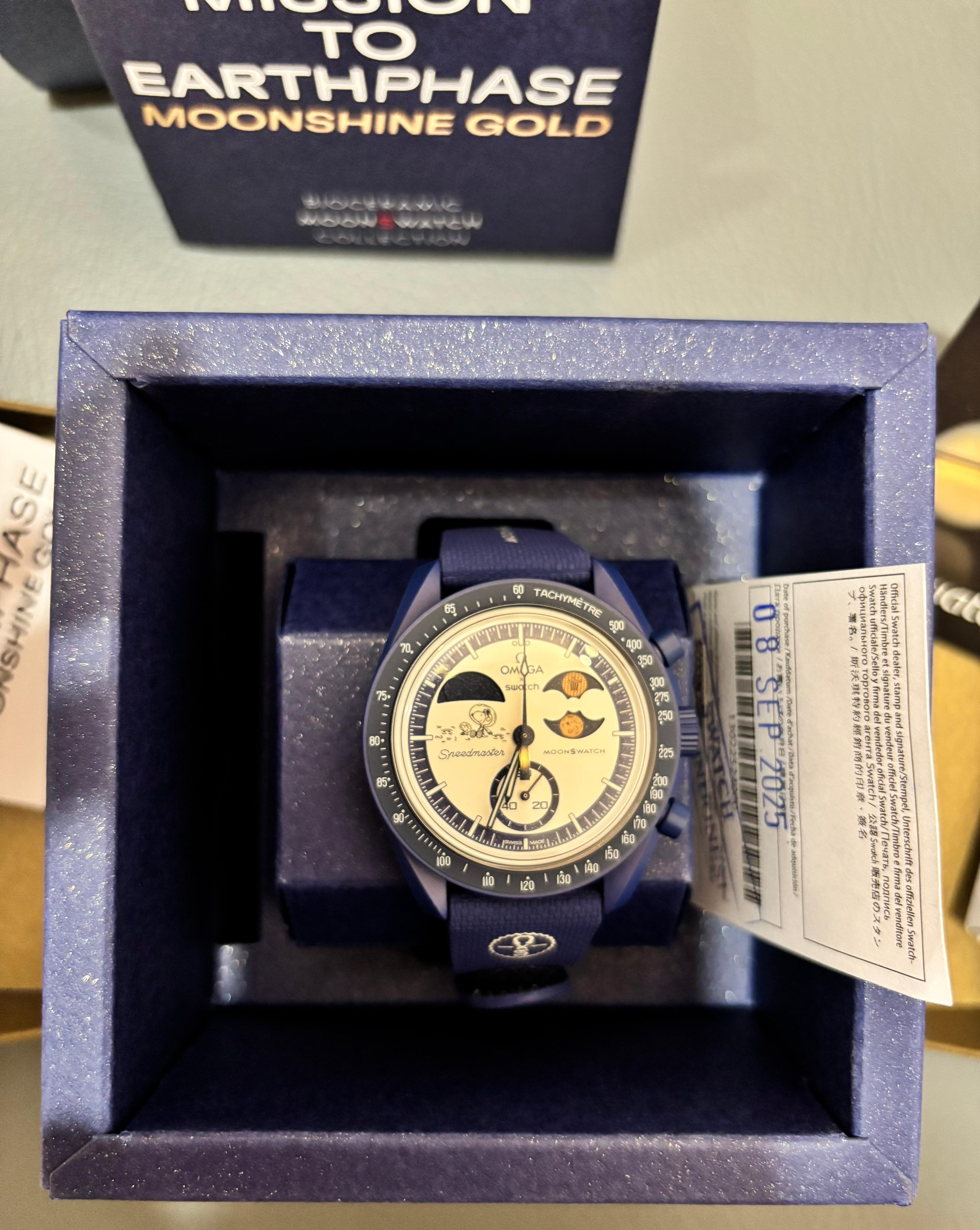 Omega x Swatch Moonshine Gold limited edition