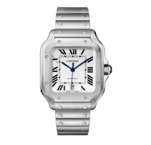 Santos Large Stainless Steel / White