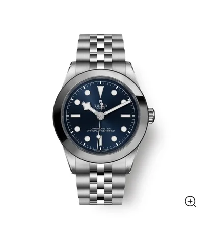 Black Bay One 39 Stainless Steel  / Blue