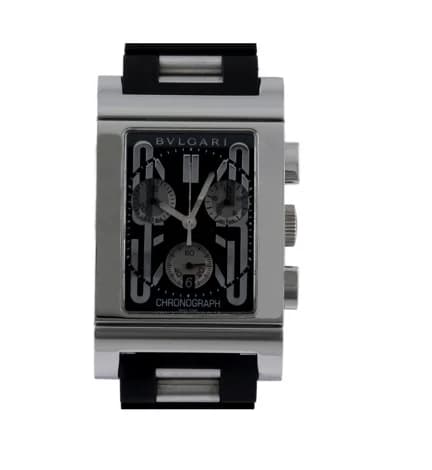 Rettangolo Chronograph Quartz / Stainless Steel / Black thumb