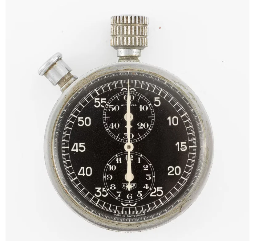 Autavia Stopwatch Panel Clock