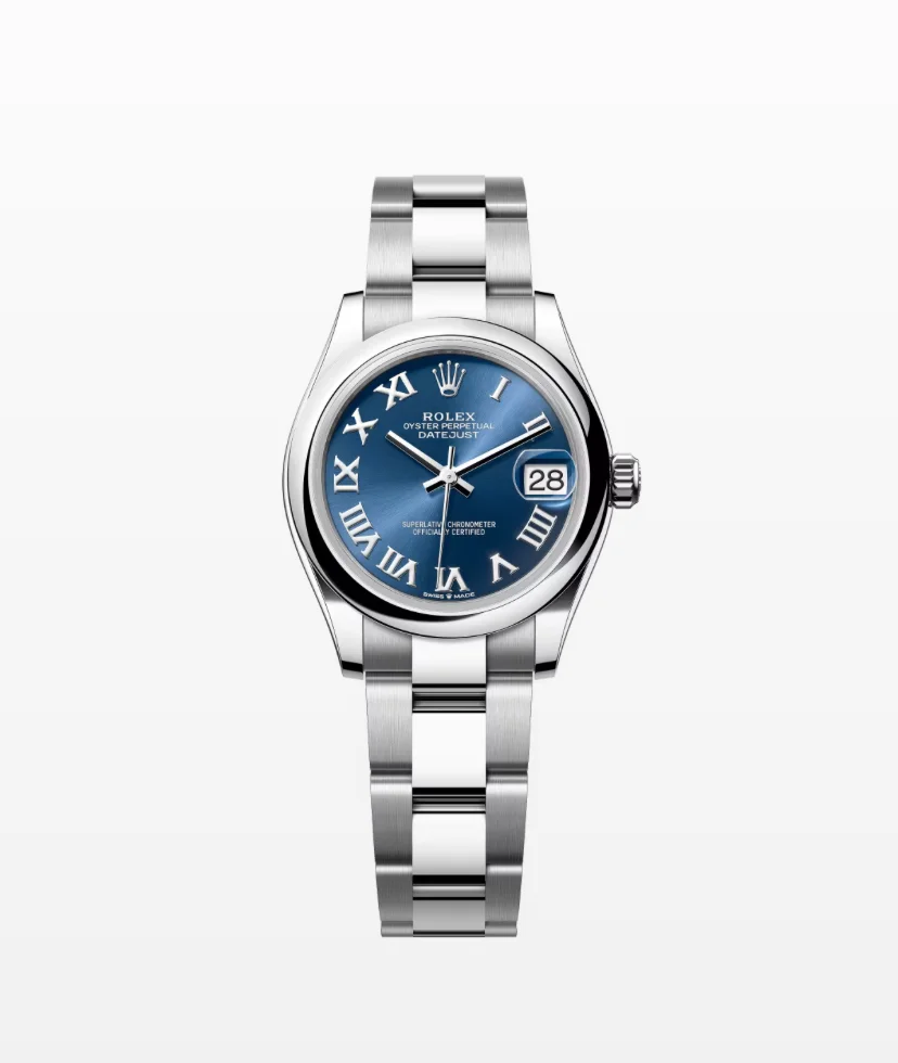 Datejust 31 Stainless Steel / Oyster / Blue - Roman