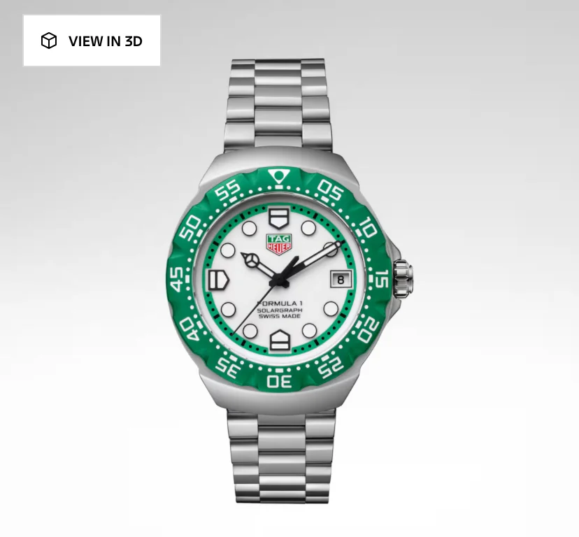Formula 1 Solargraph 38 Green Bezel / Limited Edition