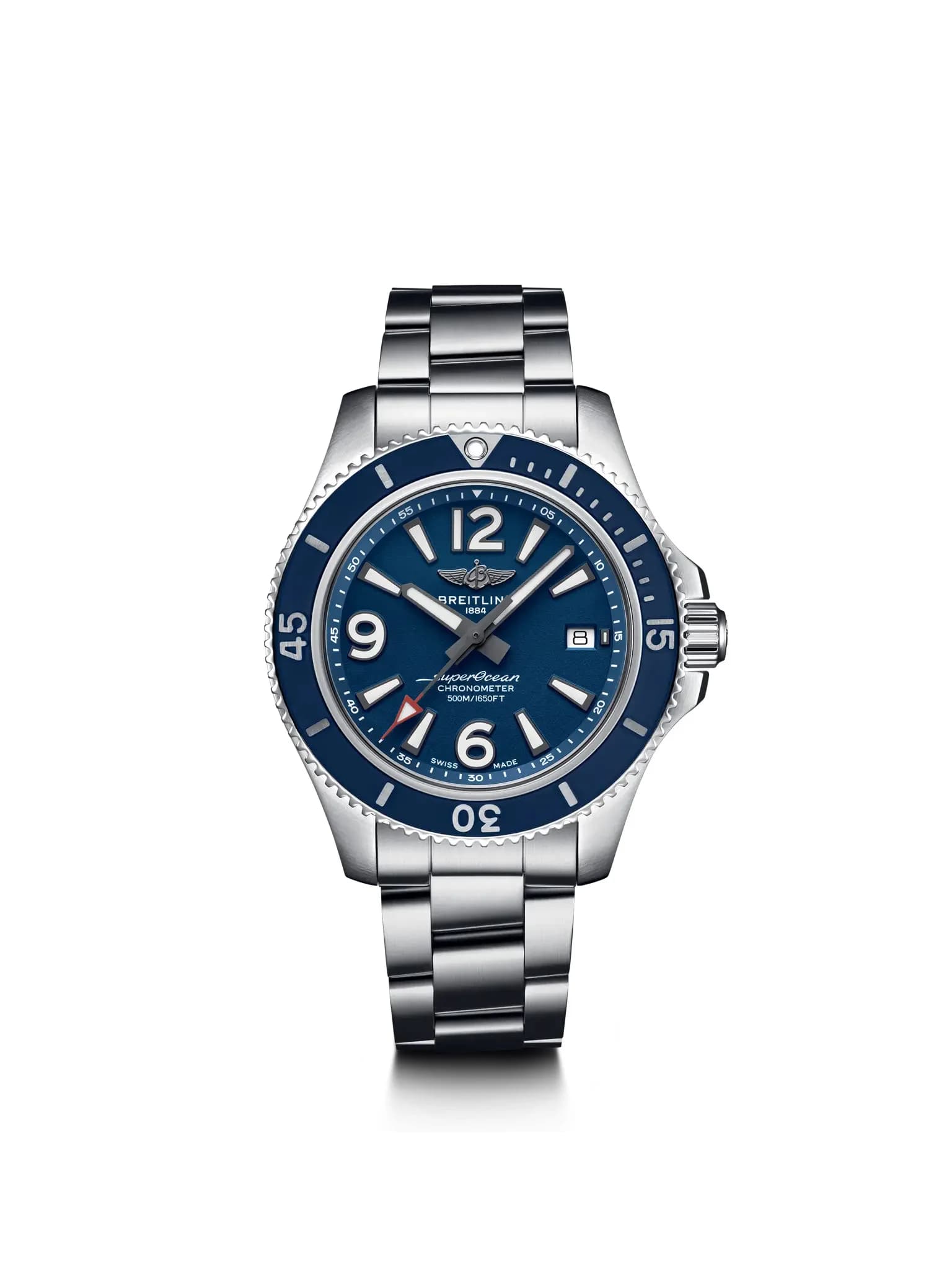 Superocean Automatic 42 Blue Dial Steel Bracelet