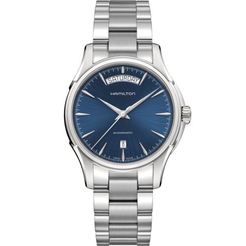 Jazzmaster Day Date 40 Stainless Steel / Blue / Bracelet