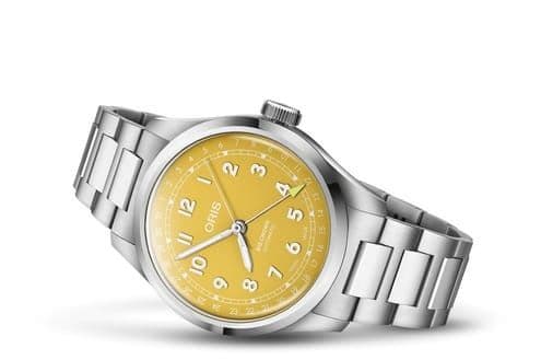 Big Crown Pointer Date 40 Stainless Steel / Yellow / Bracelet