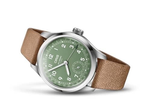 Big Crown Pointer Date Calibre 403 Stainless Steel / Green