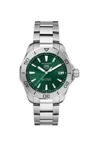 Aquaracer Professional 200 Solargraph 40 Stainless Steel / Green