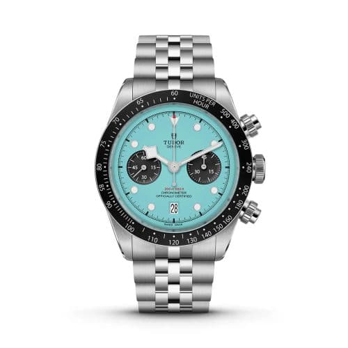 Heritage Black Bay Chronograph Flamingo Blue