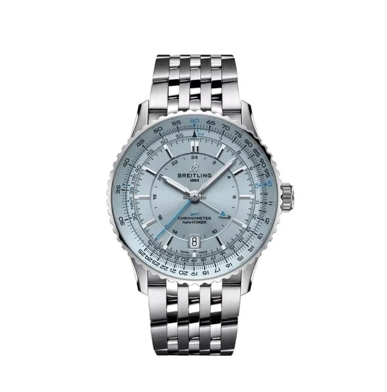 Navitimer 41 Automatic Stainless Steel / Ice Blue