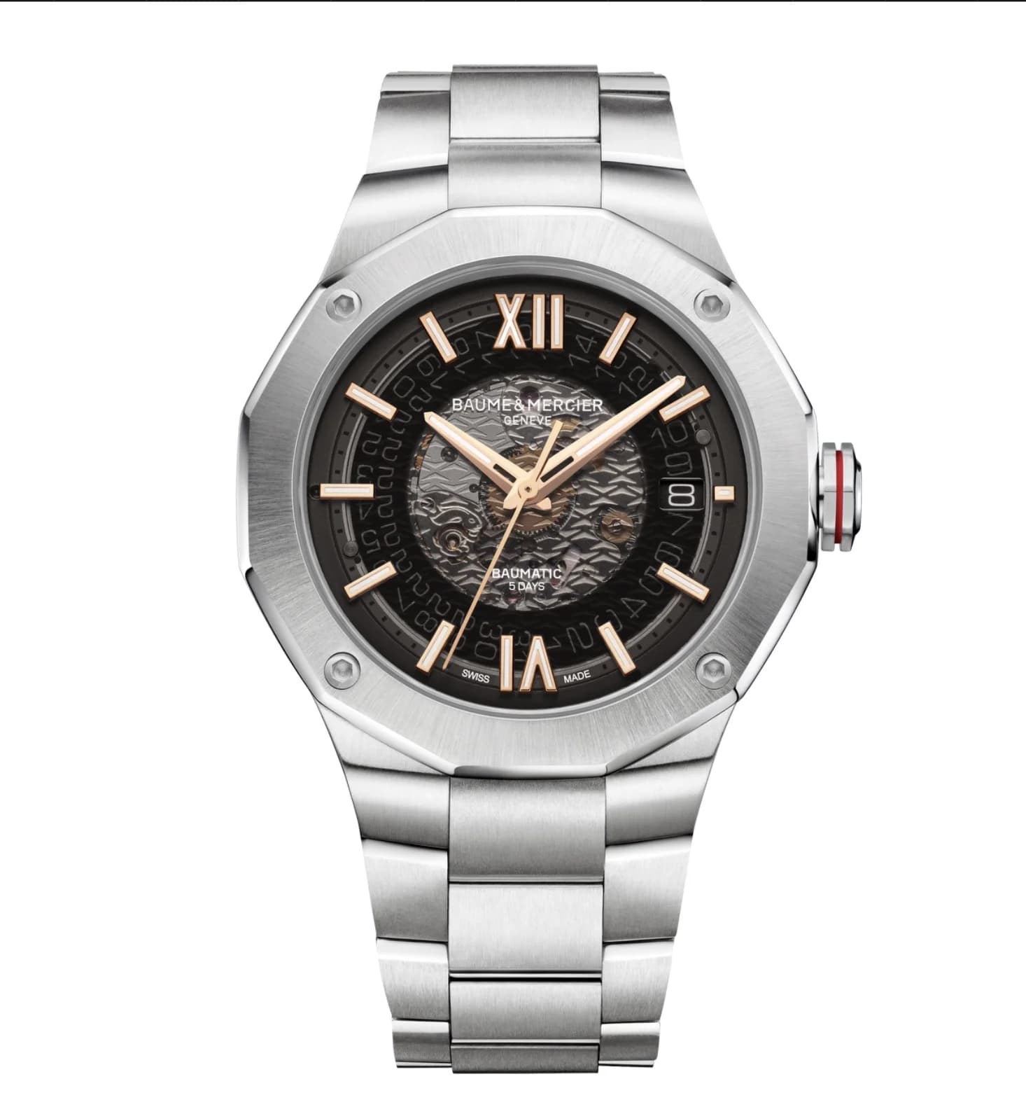 Riviera Automatic Date 42 'Rabbit Edition Stainless Stee