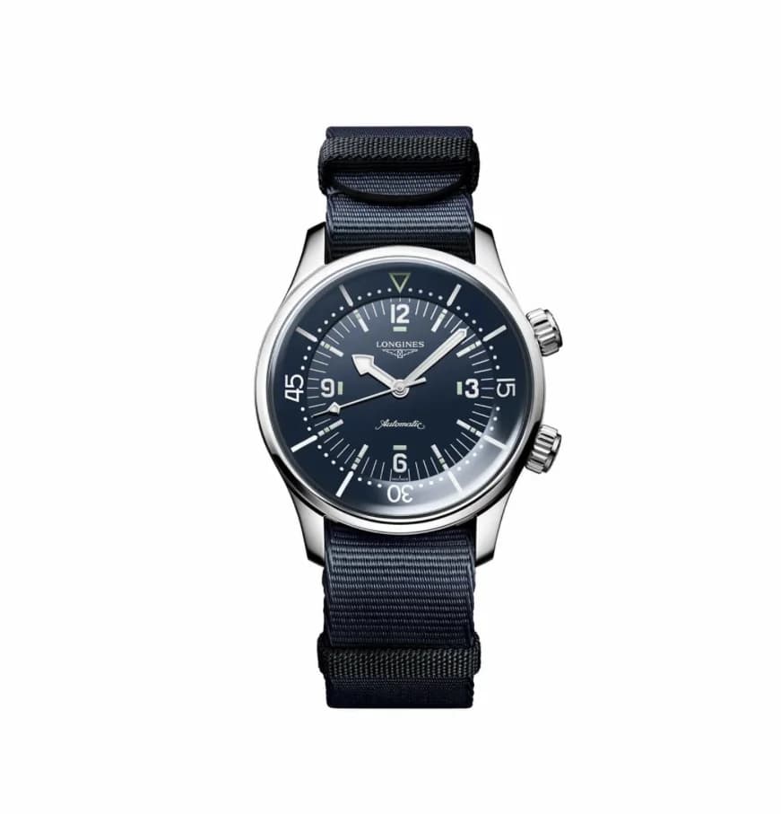 Legend Diver 39 Stainless Steel / Blue -Strap