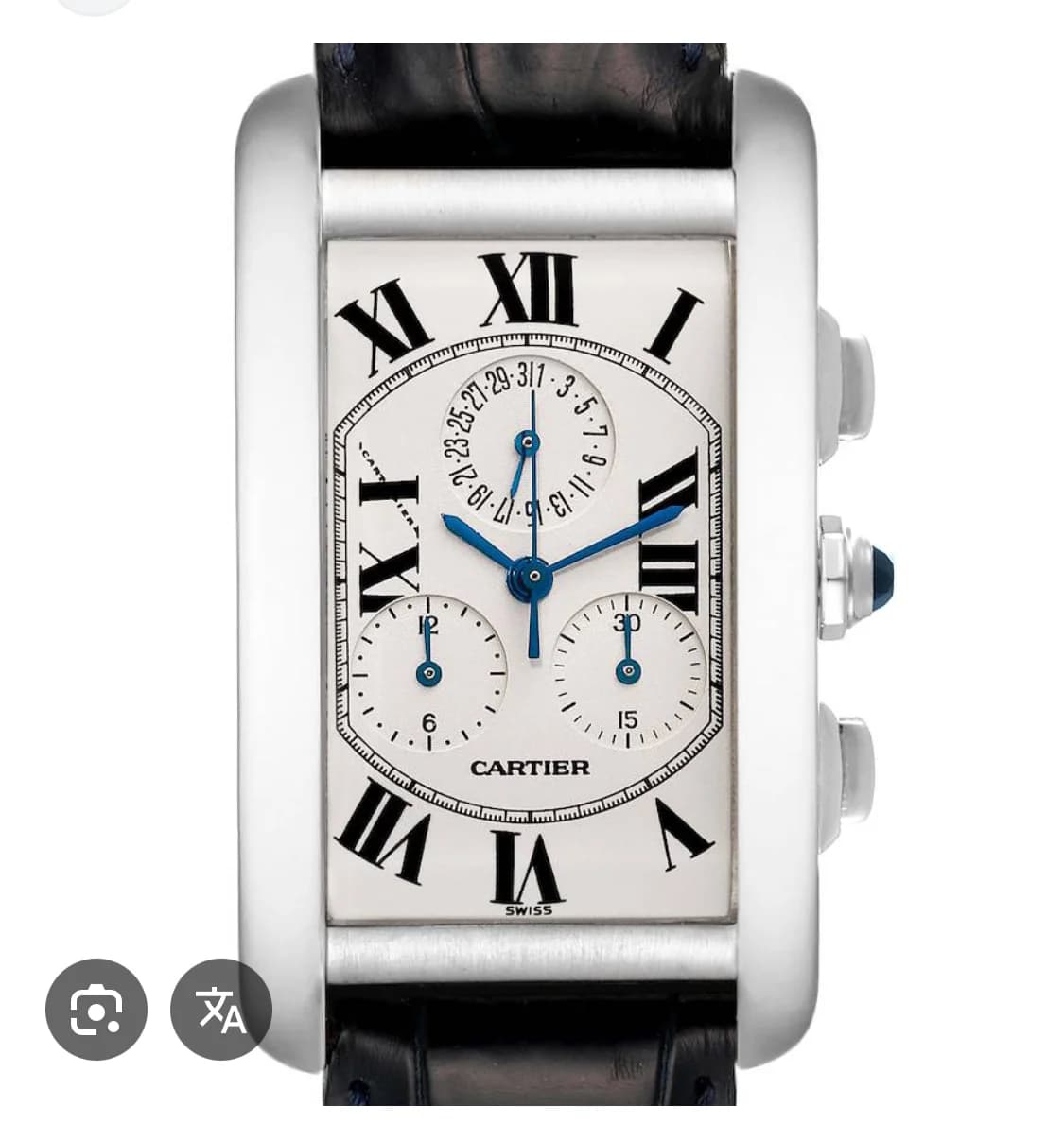 Tank Americaine Chronograph Quartz White
