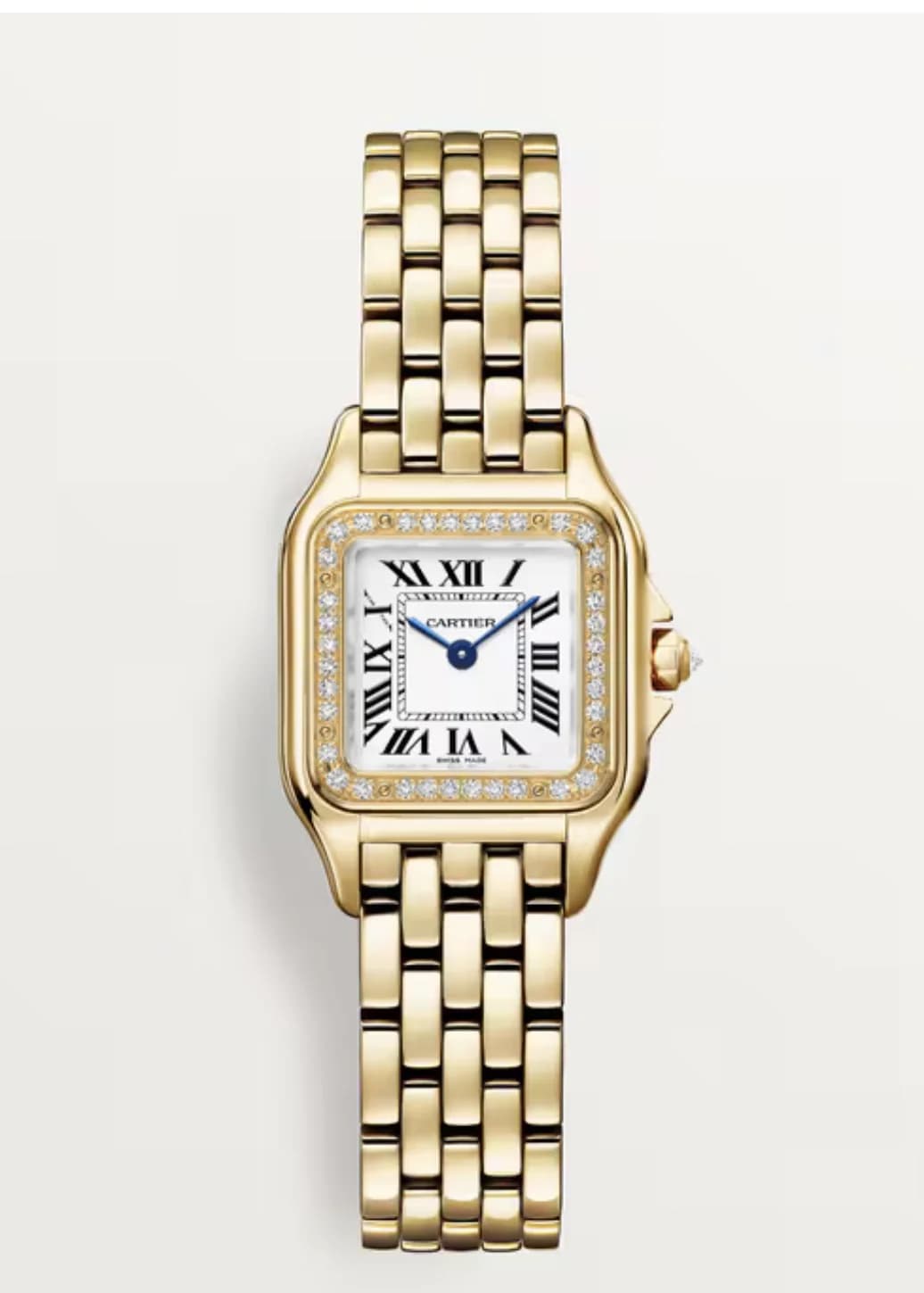 Panthere Small Yellow Gold / White / Diamond-Bezel