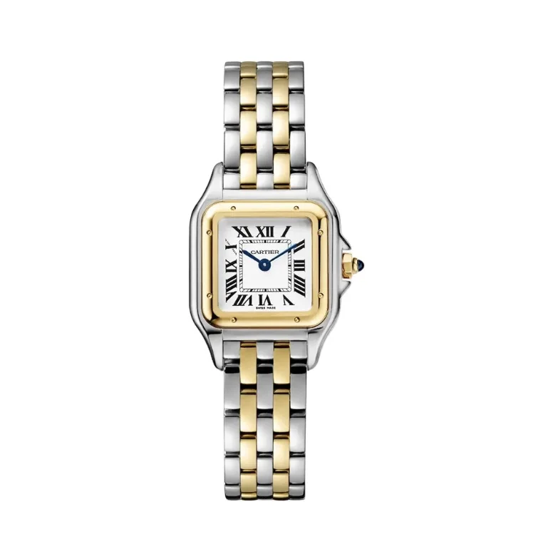 Panthere Small Stainless Steel - Yellow Gold / White