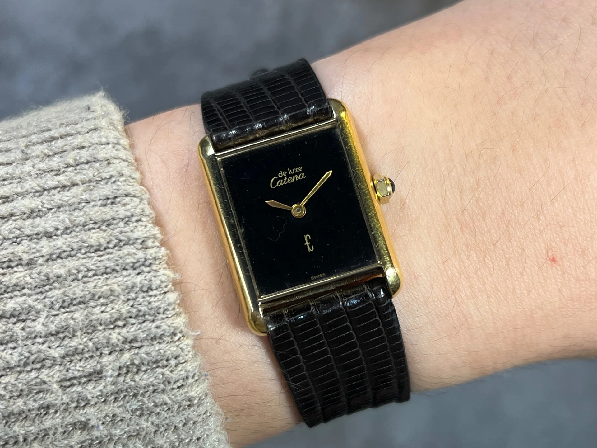 VINTAGE CATENA  DE LUXE TANK 18K