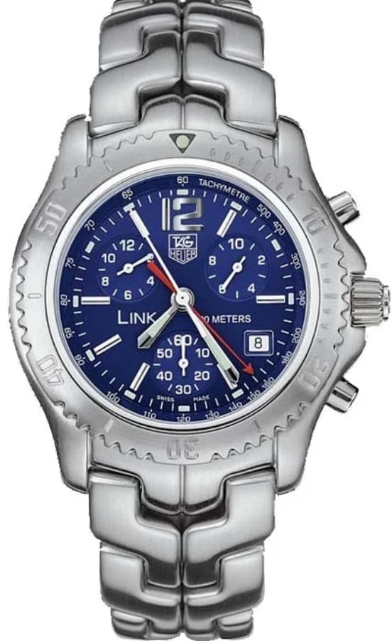 Link Quartz Professional Chronograph Stainless Steel / Blue
