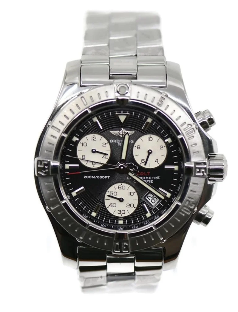 Colt Chronograph 41 Quartz Stainless Steel / Black