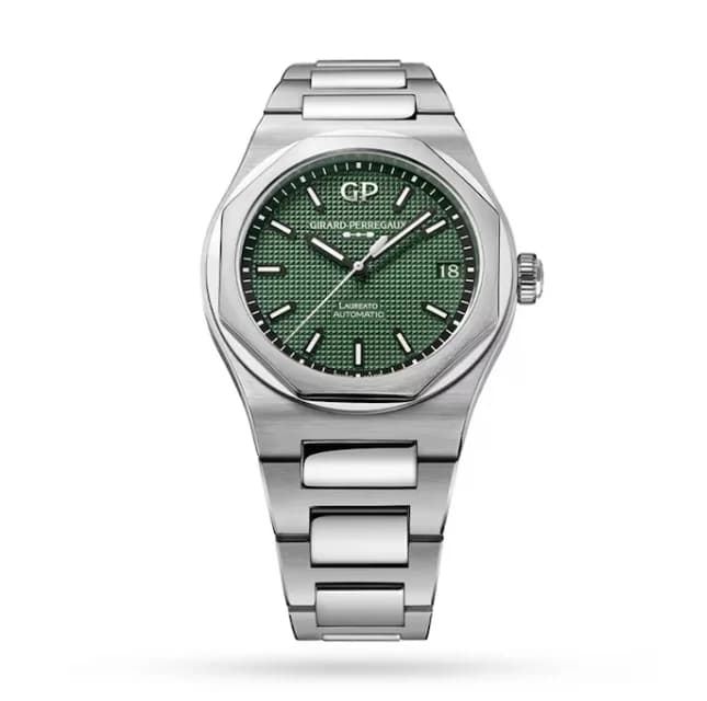 Laureato 42 Automatic Stainless Steel / Green
