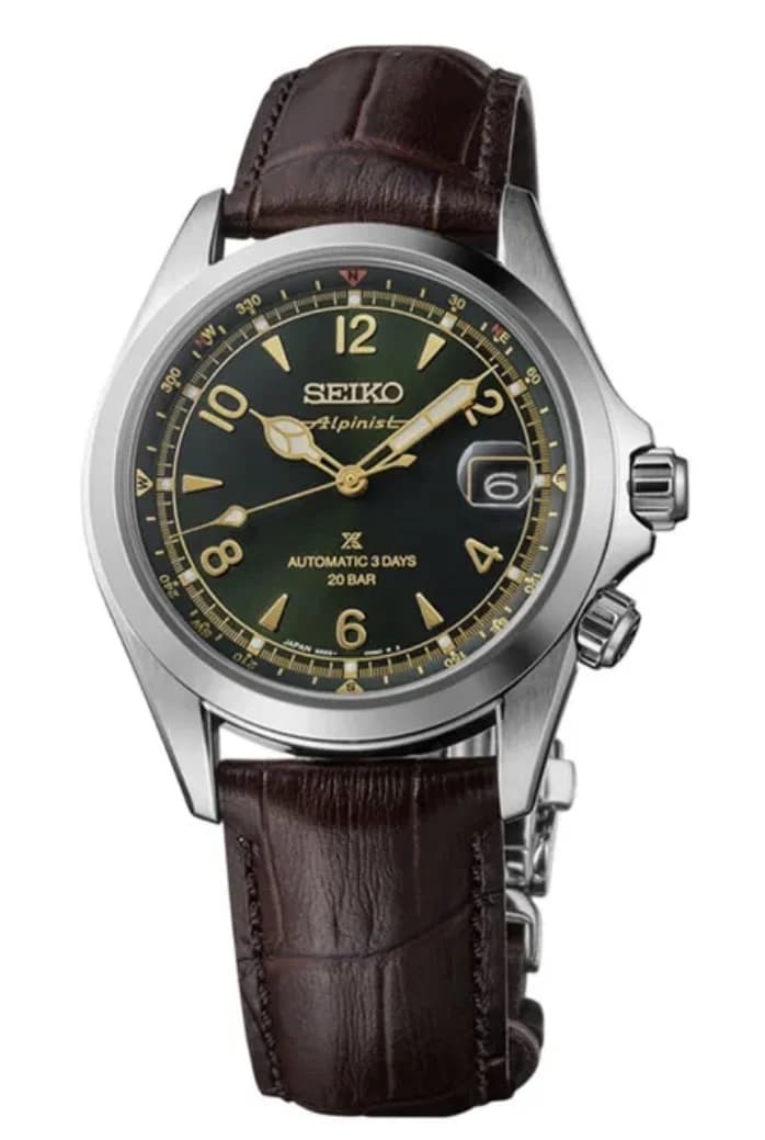Prospex SPB507J1 Alpinist Automatic Summit Green Dial / Leather Strap
