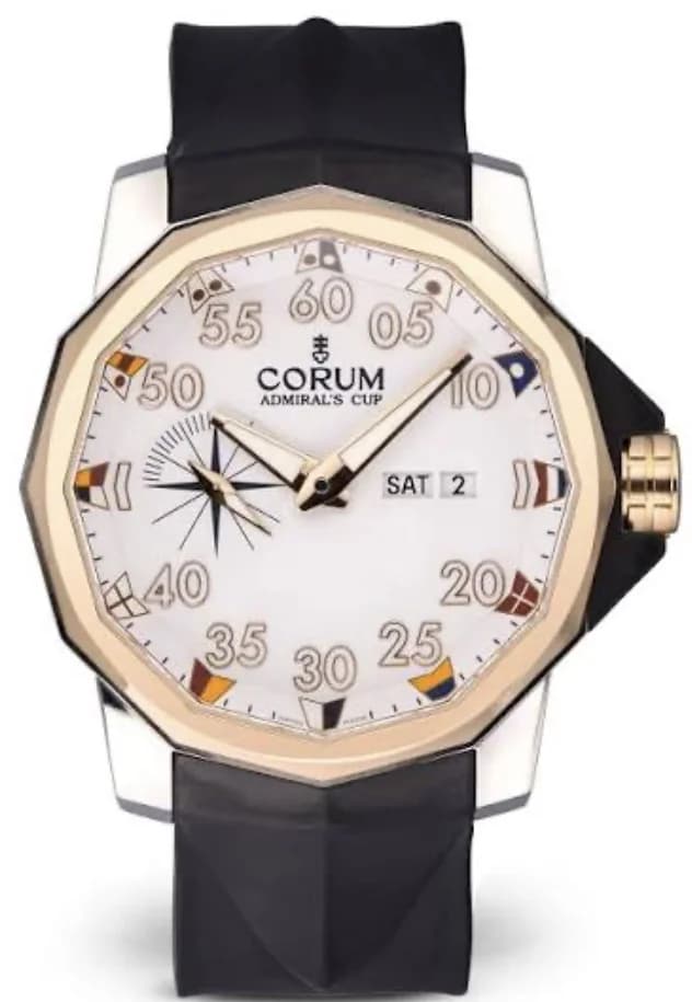 Admiral Cup Automatic / Stainless Steel - Rose Gold / White / Rubber