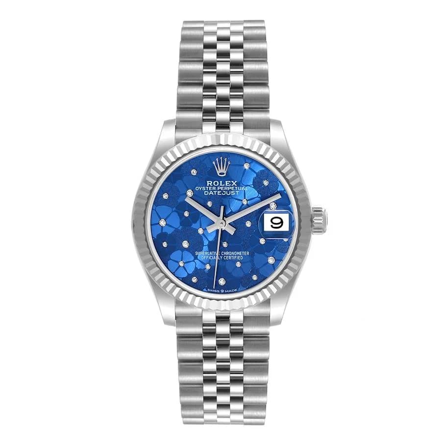 Datejust 31 Blue Floral Dial Jubilee