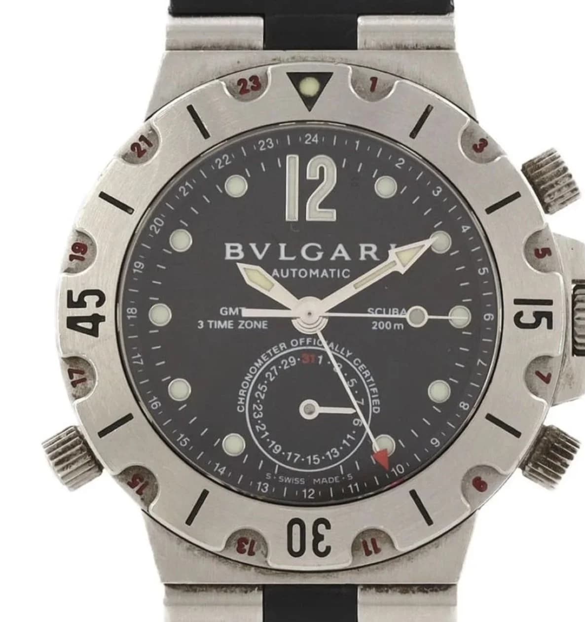 Scuba Diagono GMT Automatic Stainless Steel 
