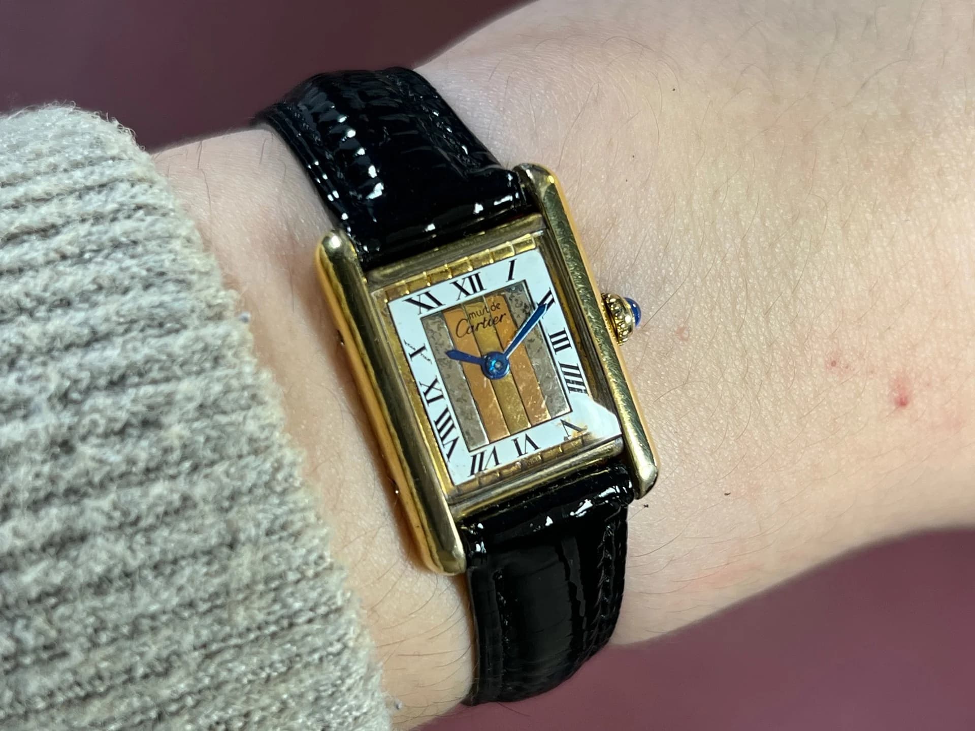 VINTAGE CARTIER MUST DE SM TANK