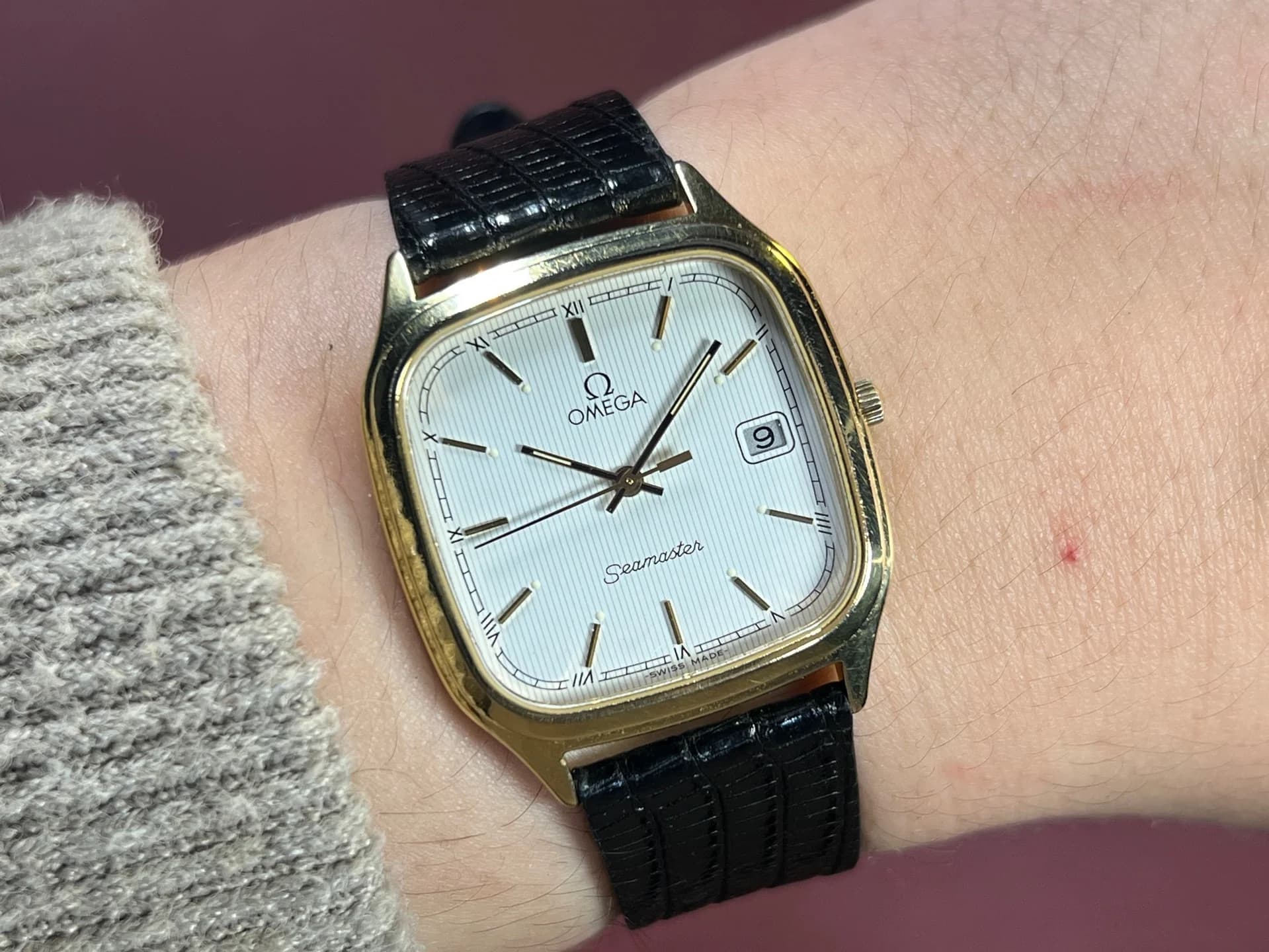 VINTAGE OMEGA SEAMASTER CUSHION