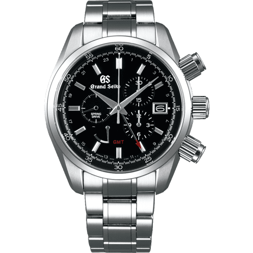 Spring Drive Chronograph Stainless Steel / Black / Bracelet