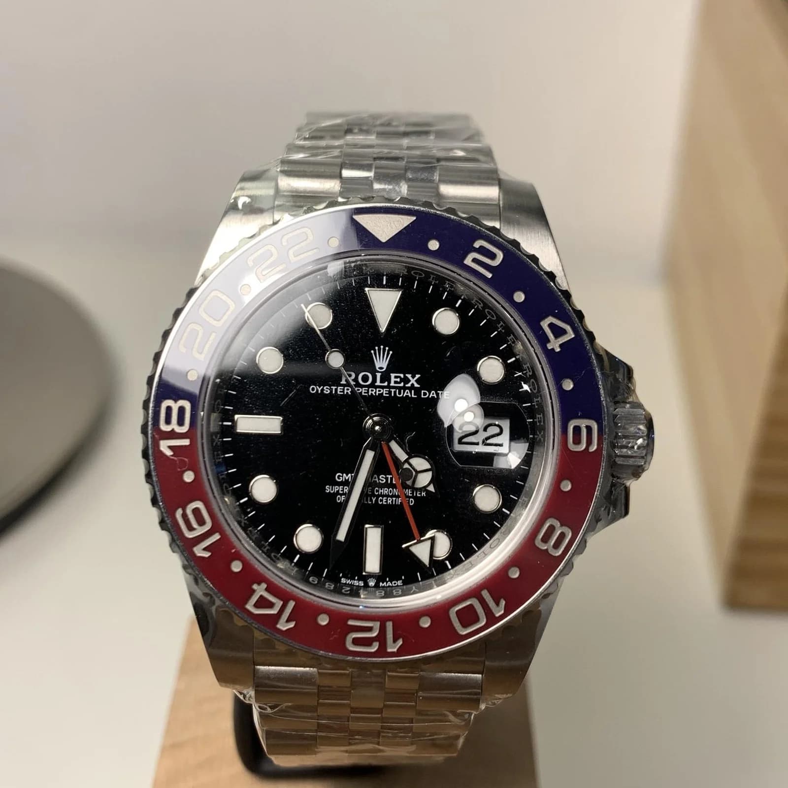 Thumb GMT-Master II Stainless Steel / BLRO / Jubilee