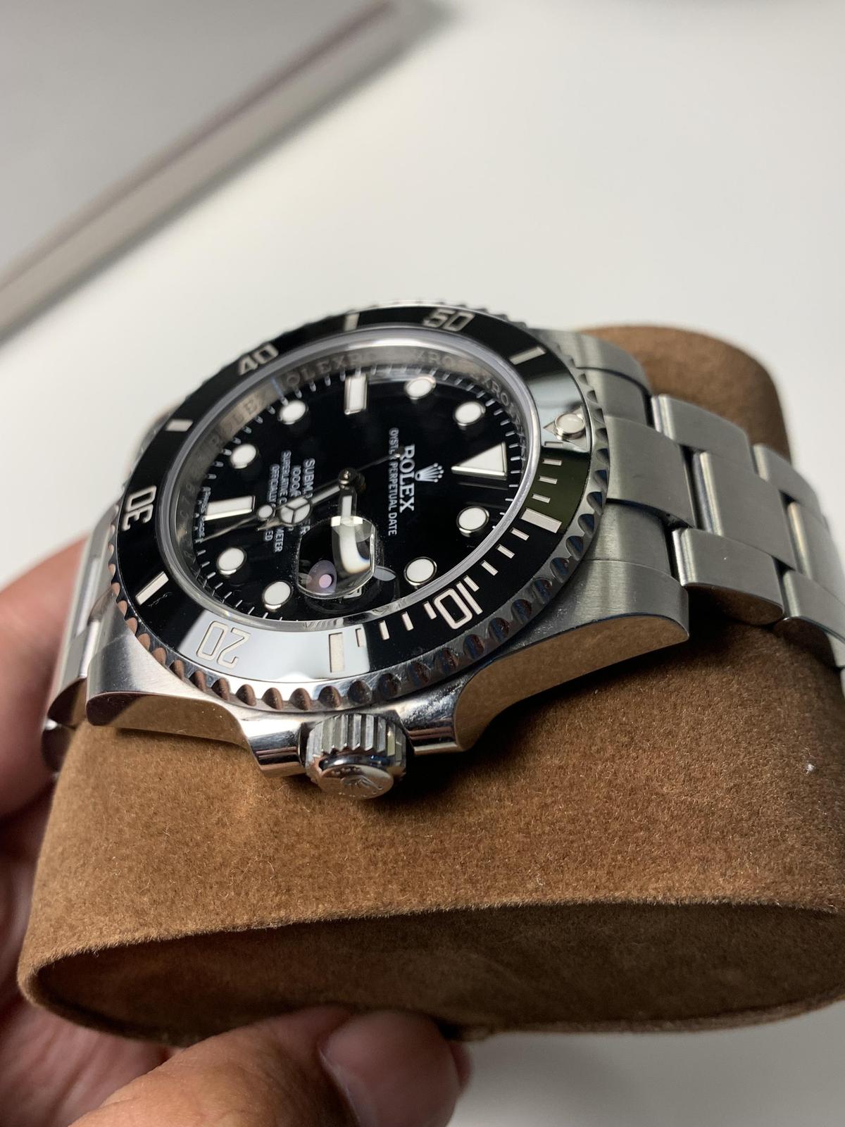 Thumb Submariner Date Stainless Steel / Black / Cerachom