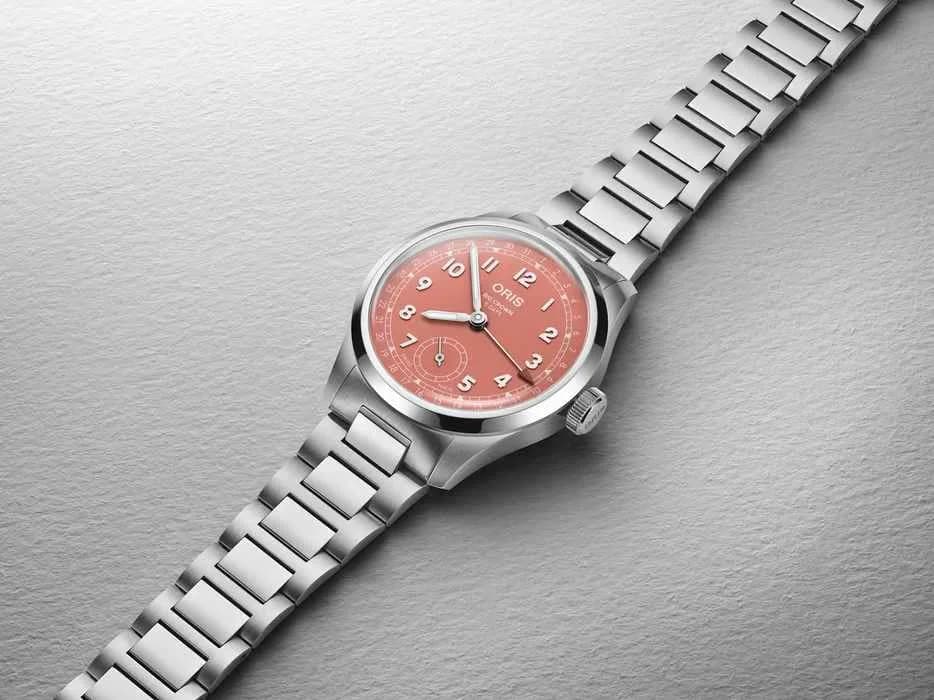 Thumb Big Crown Pointer Date Calibre 403 Stainless Steel / Red / Bracelet