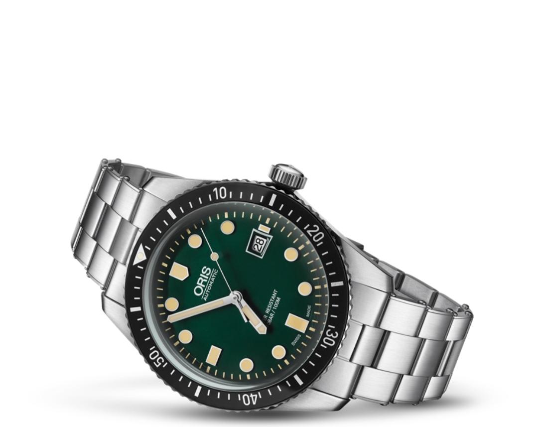 Thumb Divers Sixty-Five 42 Stainless Steel / Green / Bracelet