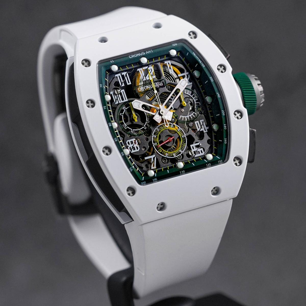 Thumb Cronus Art Track Chronograph White Carbon