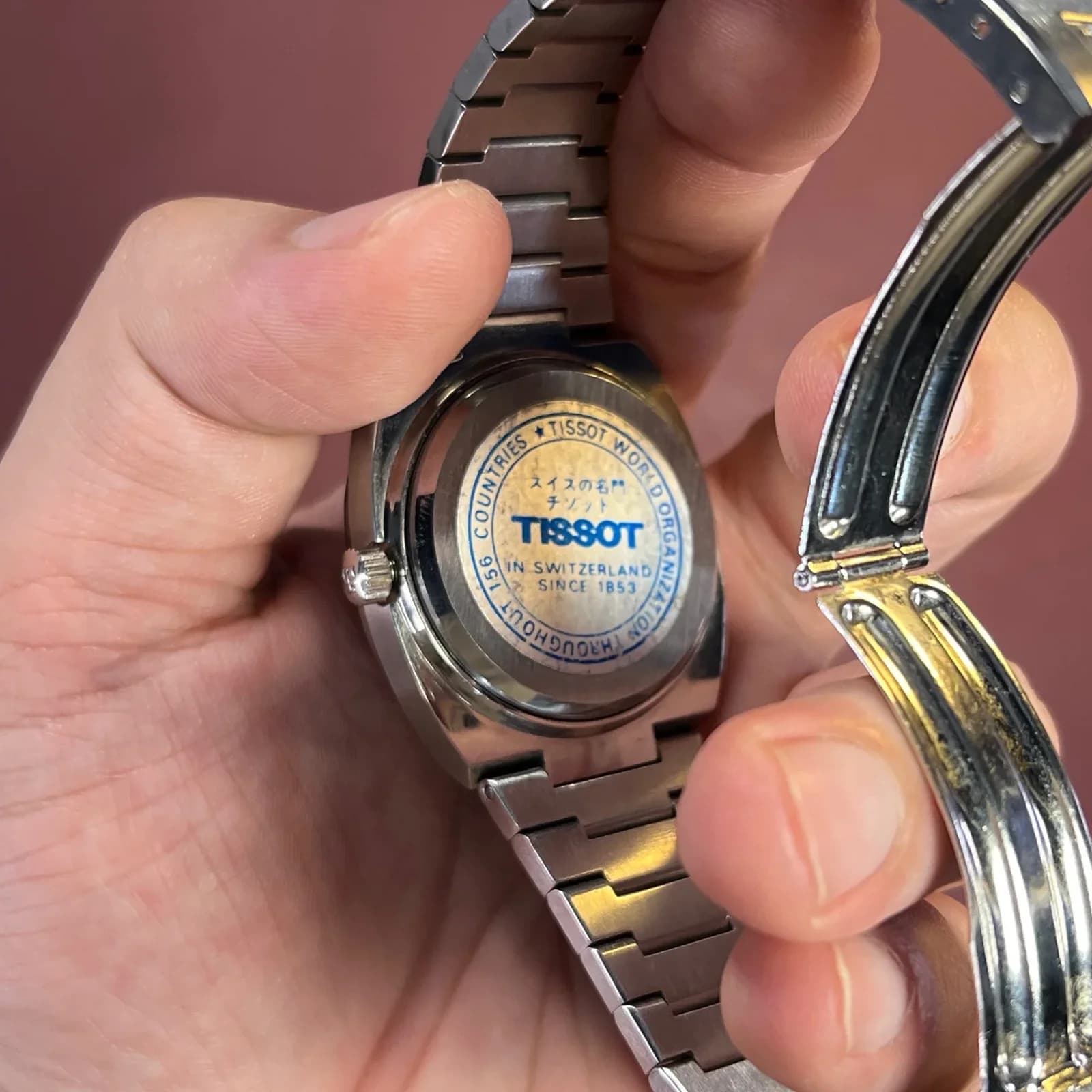 Thumb VINTAGE 1970's TISSOT TV SHAPE DIAL