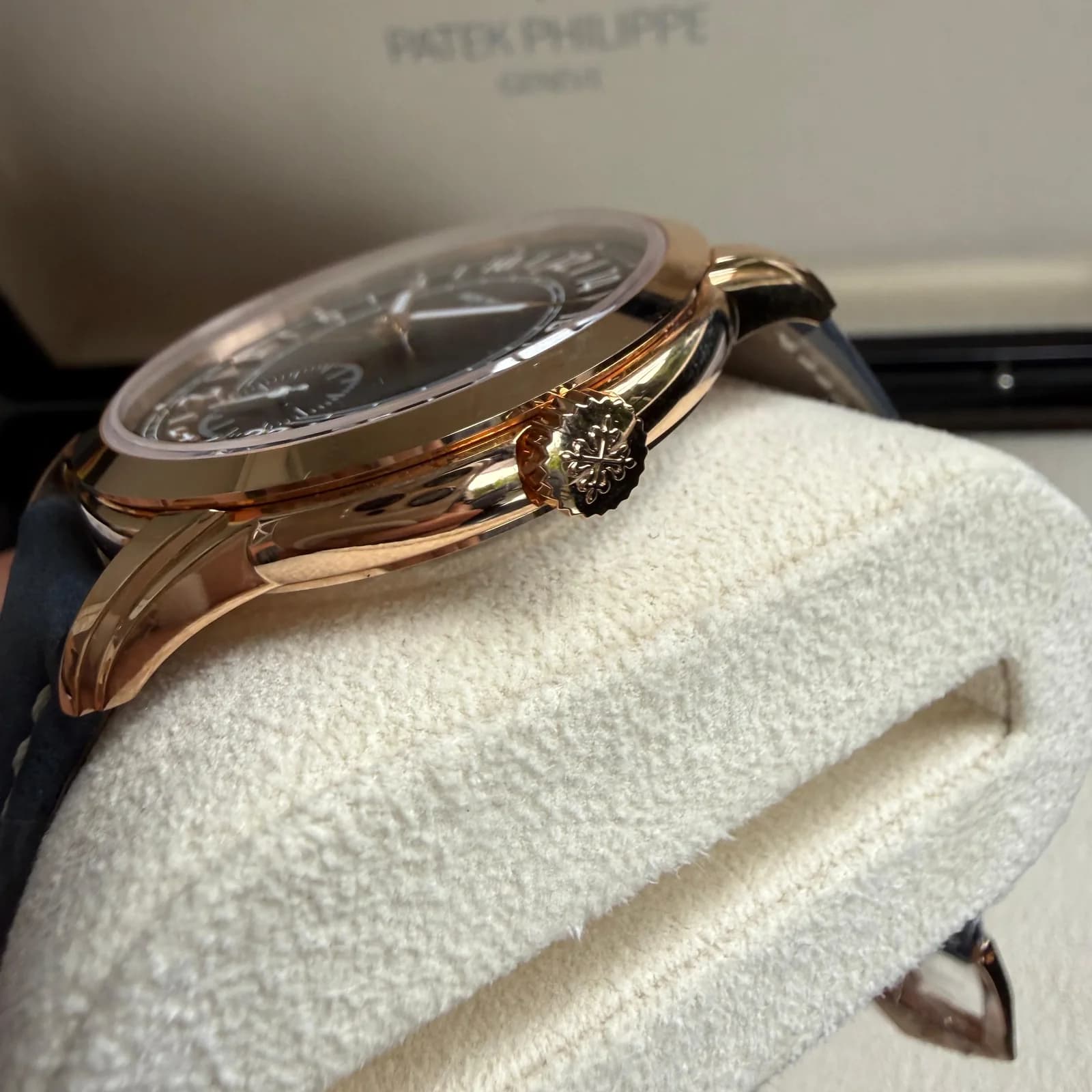 Thumb Calatrava Travel Time 24-Hour Rose Gold / Blue