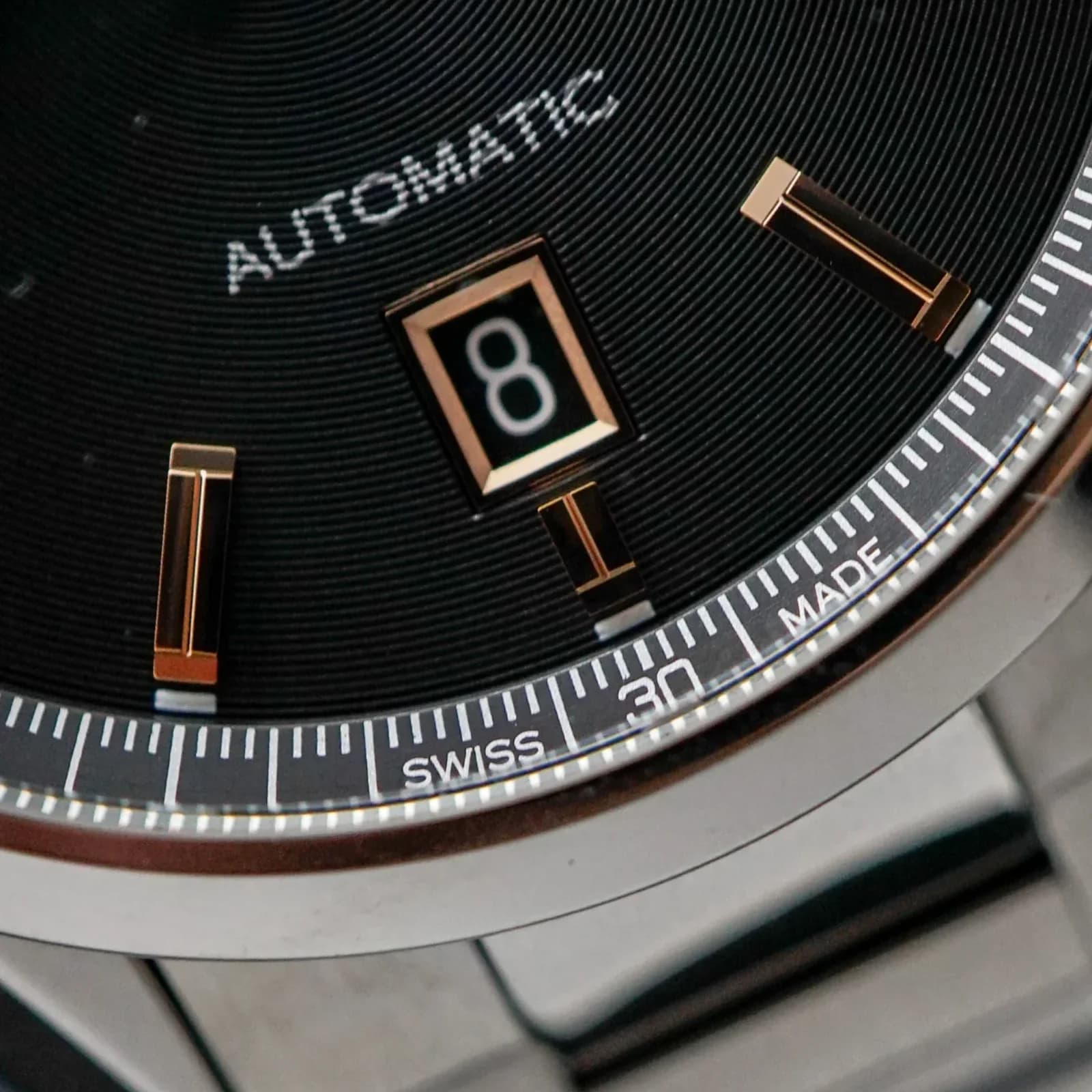 Thumb Carrera Automatic Stainless Steel / Black / Bracelet