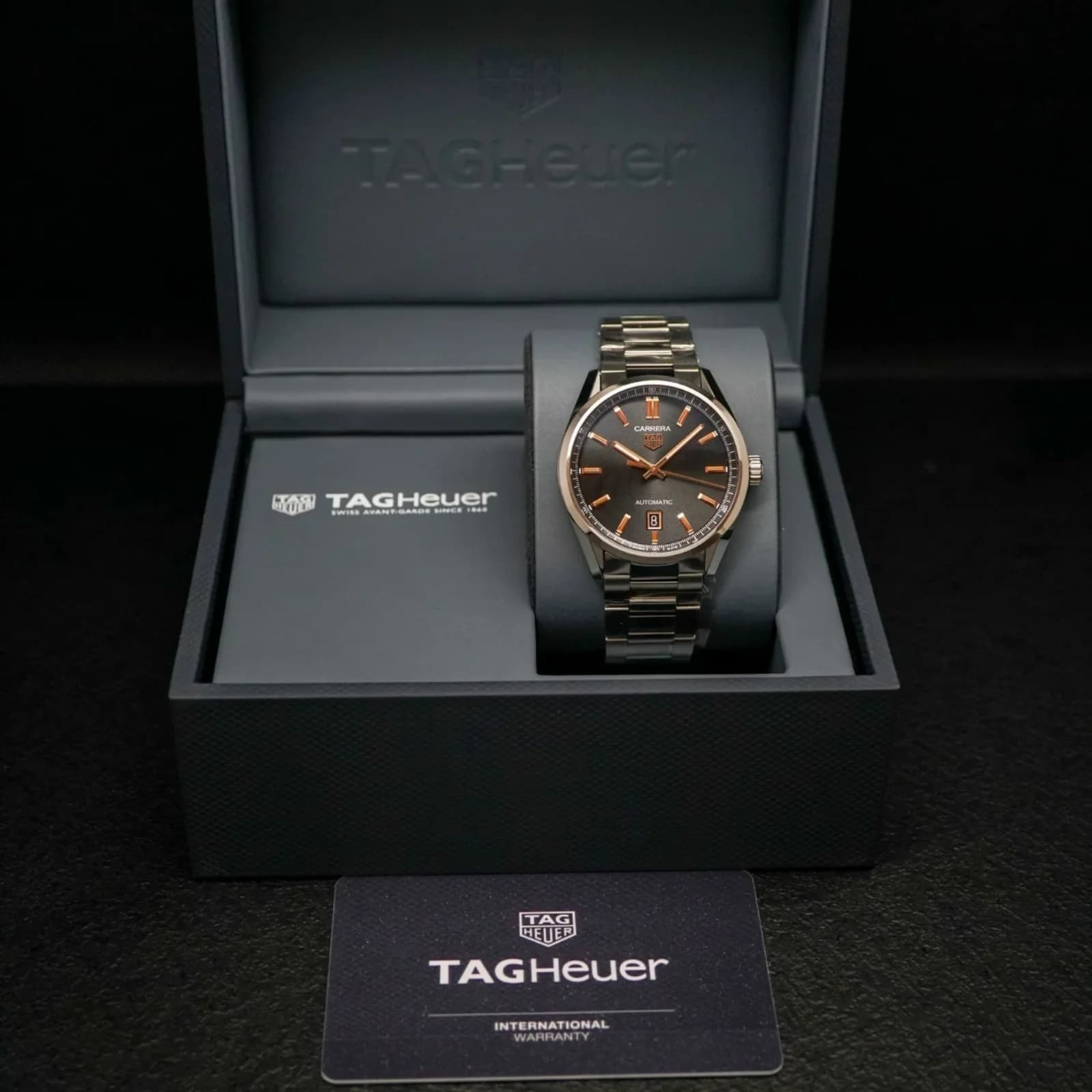 Thumb Carrera Automatic Stainless Steel / Black / Bracelet