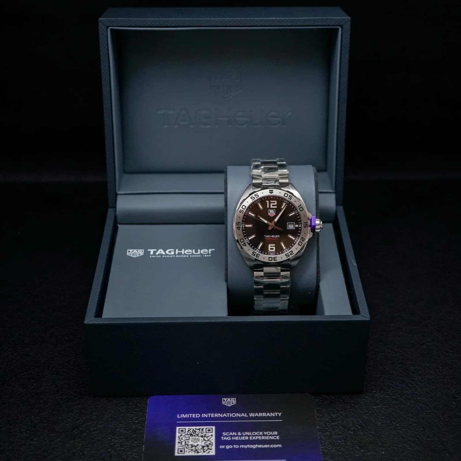 Thumb Formula 1 Quartz 41 Stainless Steel / Black / Bracelet
