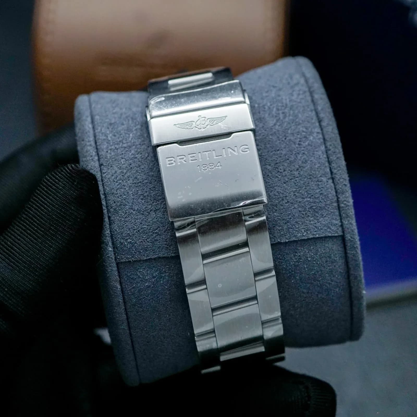 Thumb Superocean Automatic 42 Blue Dial Steel Bracelet