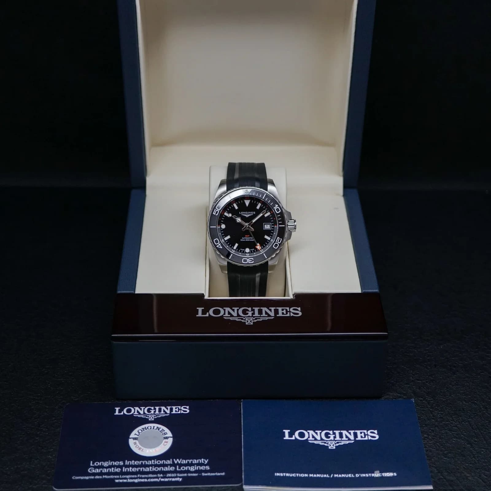 Thumb Hydroconquest GMT 41 Stainless Steel / Black / Rubber