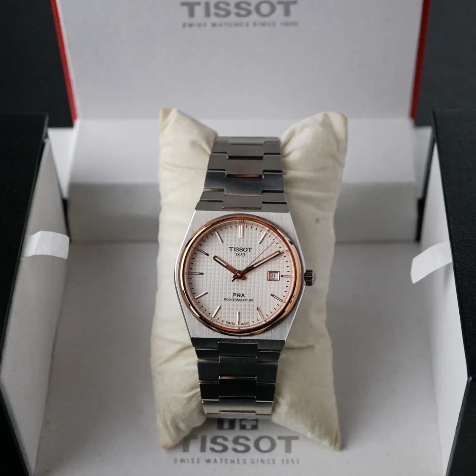Thumb PRX Powermatic 80 Stainless Steel / Rose Gold PVD / Silver